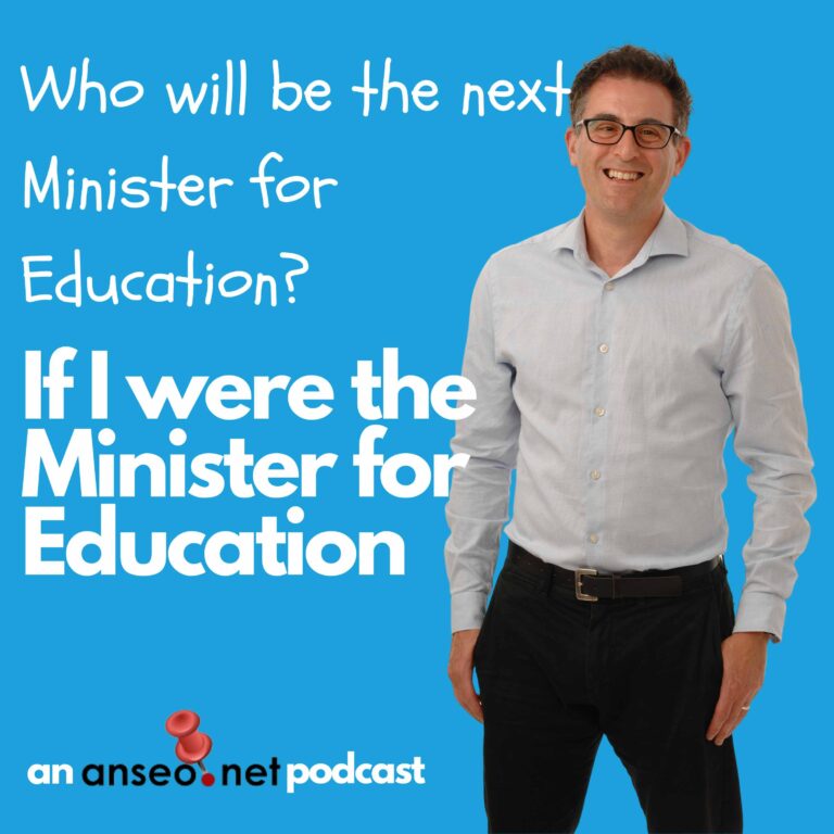 Who will be the next Minister for Education?